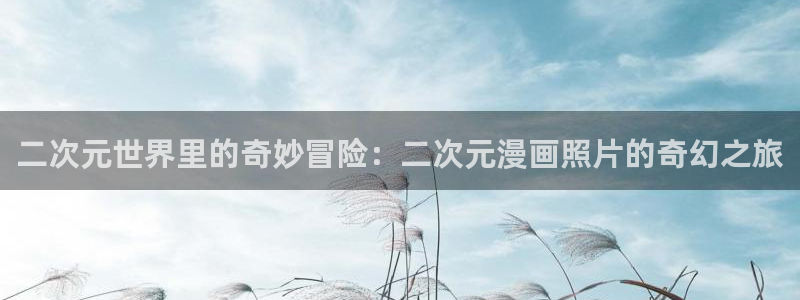 韩漫腐漫在线观看：二次元世界里的奇妙冒险：二次元漫画照片的奇幻之旅