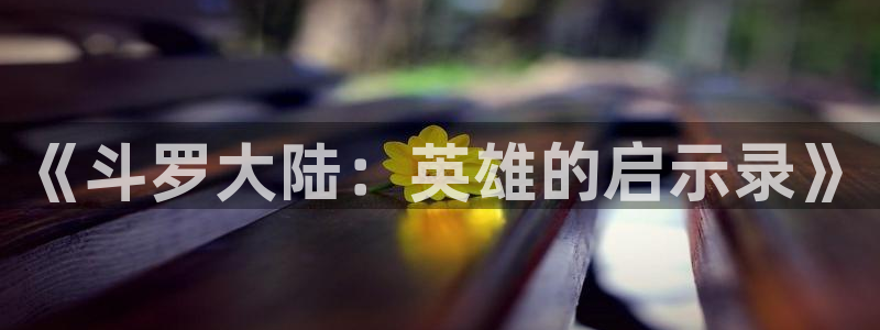 歪歪漫画韩漫在线：《斗罗大陆：英雄的启示录》